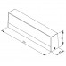Απλίκα Τοίχου LED 16W 230V 900lm CCT Polycarbonate Γκρι IP65 Gio